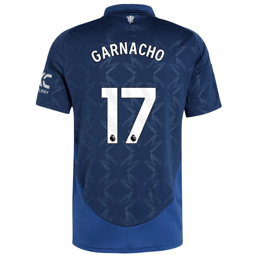 Danxen Kid Alejandro Garnacho #17 Indigo Away Jersey 2024/25 T-Shirt