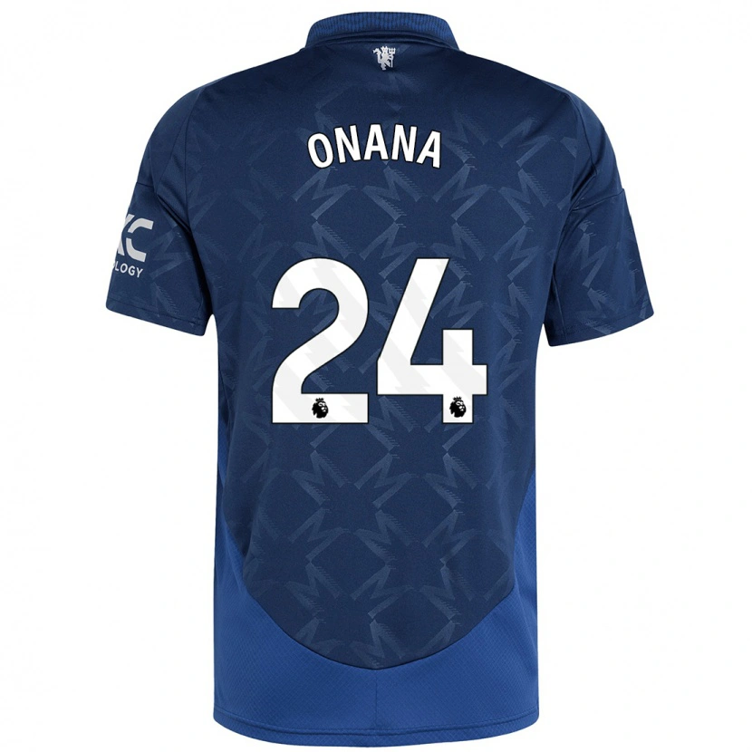 Danxen Kid André Onana #24 Indigo Away Jersey 2024/25 T-Shirt