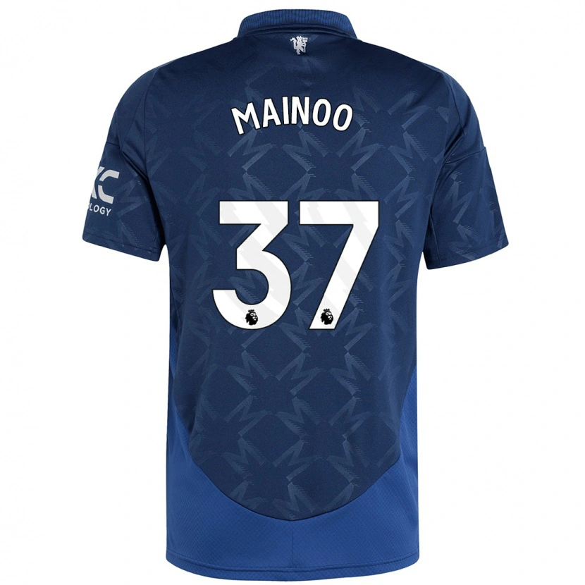 Danxen Kid Kobbie Mainoo #37 Indigo Away Jersey 2024/25 T-Shirt