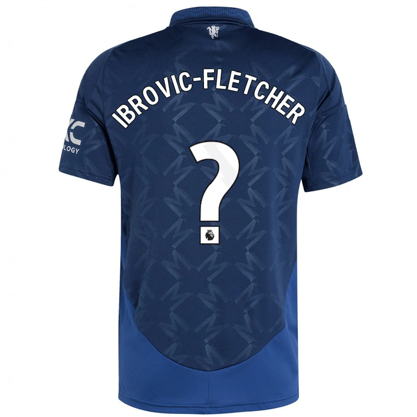 Danxen Kid Edward Ibrovic-Fletcher #0 Indigo Away Jersey 2024/25 T-Shirt