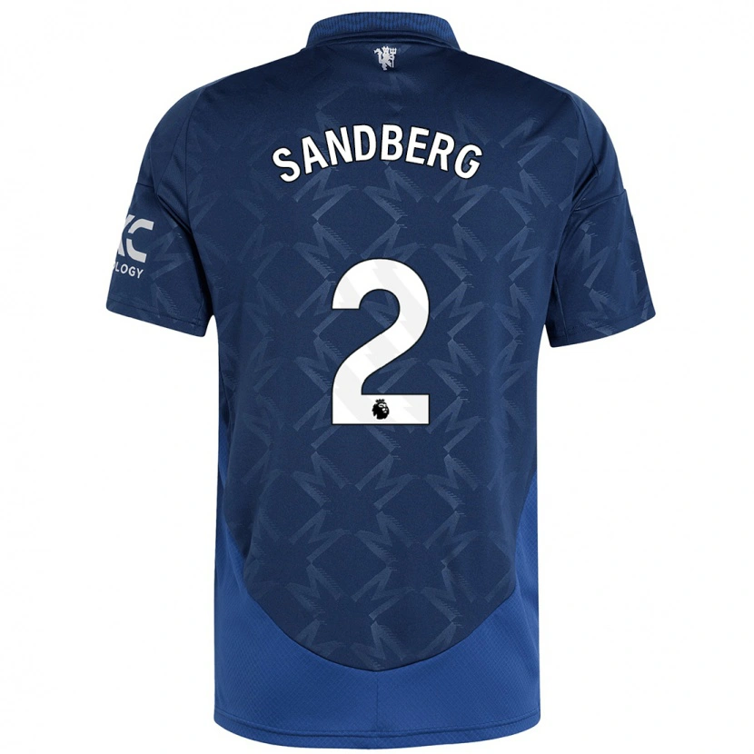 Danxen Kid Anna Sandberg #2 Indigo Away Jersey 2024/25 T-Shirt