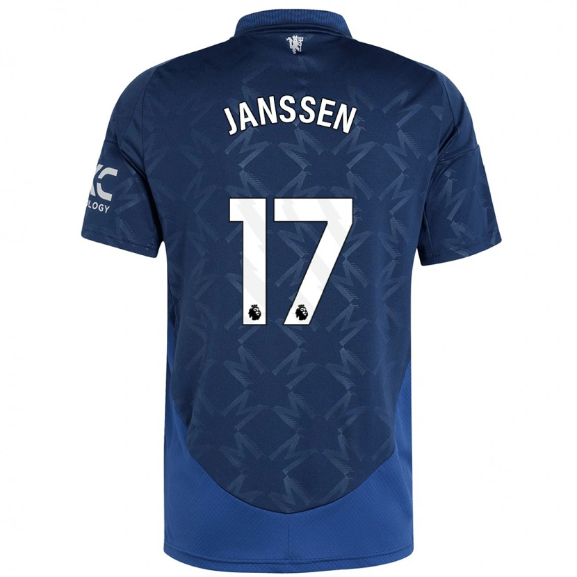 Danxen Kid Dominique Janssen #17 Indigo Away Jersey 2024/25 T-Shirt