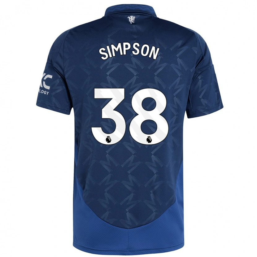 Danxen Kid Jess Simpson #38 Indigo Away Jersey 2024/25 T-Shirt