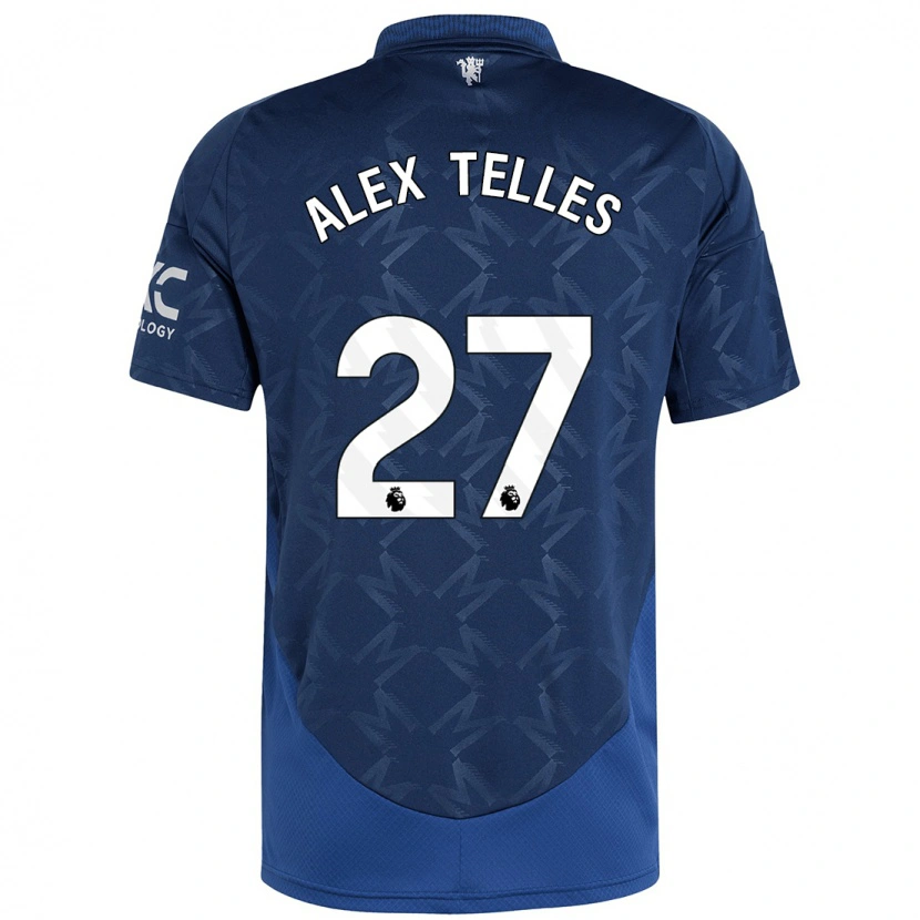 Danxen Kid Alex Nicolao Telles #27 Indigo Away Jersey 2024/25 T-Shirt