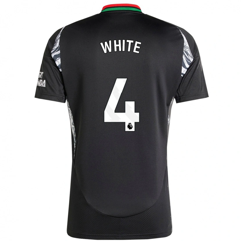 Danxen Kid Ben White #4 Black Away Jersey 2024/25 T-Shirt