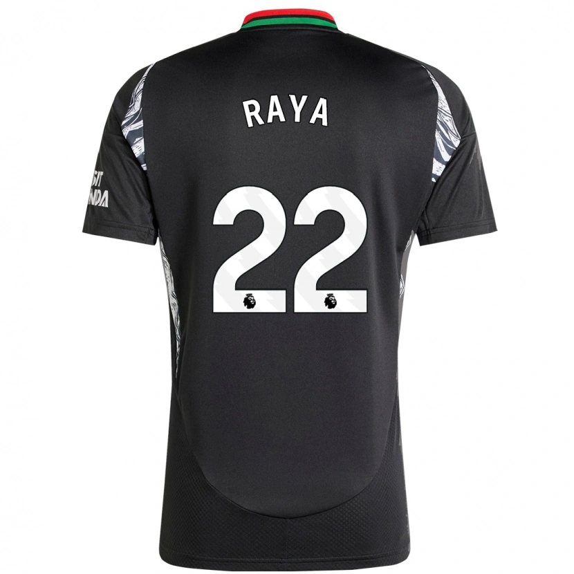 Danxen Kid David Raya #22 Black Away Jersey 2024/25 T-Shirt