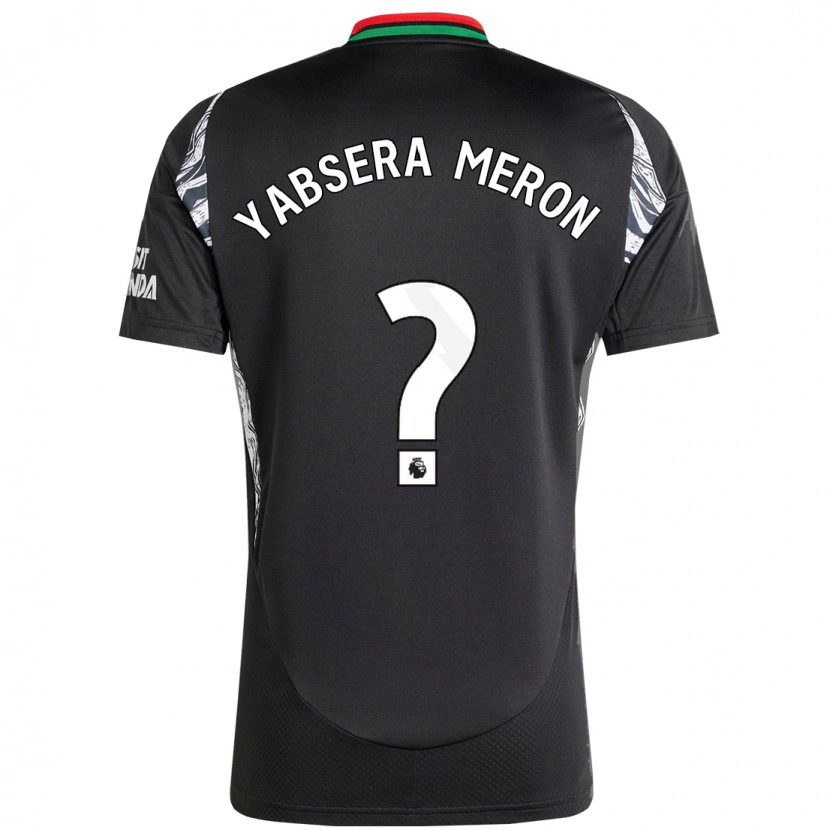 Danxen Kid Yabsera Meron #0 Black Away Jersey 2024/25 T-Shirt