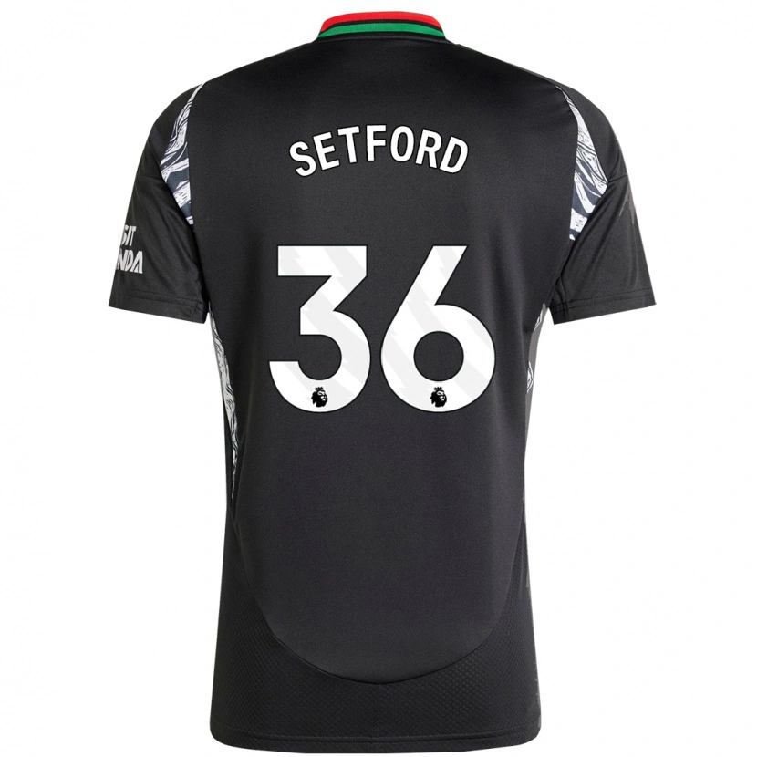 Danxen Kid Tommy Setford #36 Black Away Jersey 2024/25 T-Shirt