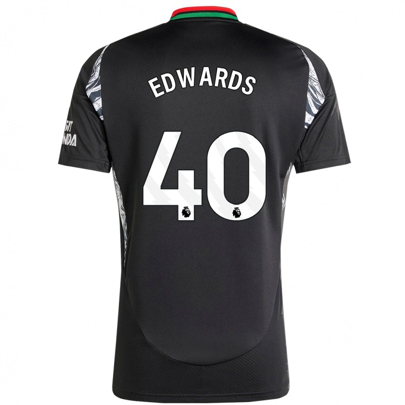 Danxen Kid Khayon Edwards #40 Black Away Jersey 2024/25 T-Shirt