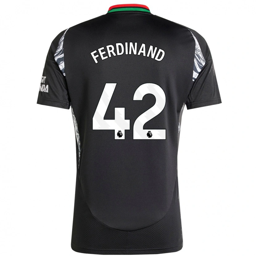 Danxen Kid Seb Ferdinand #42 Black Away Jersey 2024/25 T-Shirt