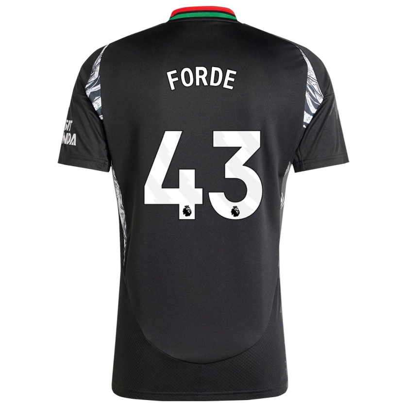 Danxen Kid Romari Forde #43 Black Away Jersey 2024/25 T-Shirt