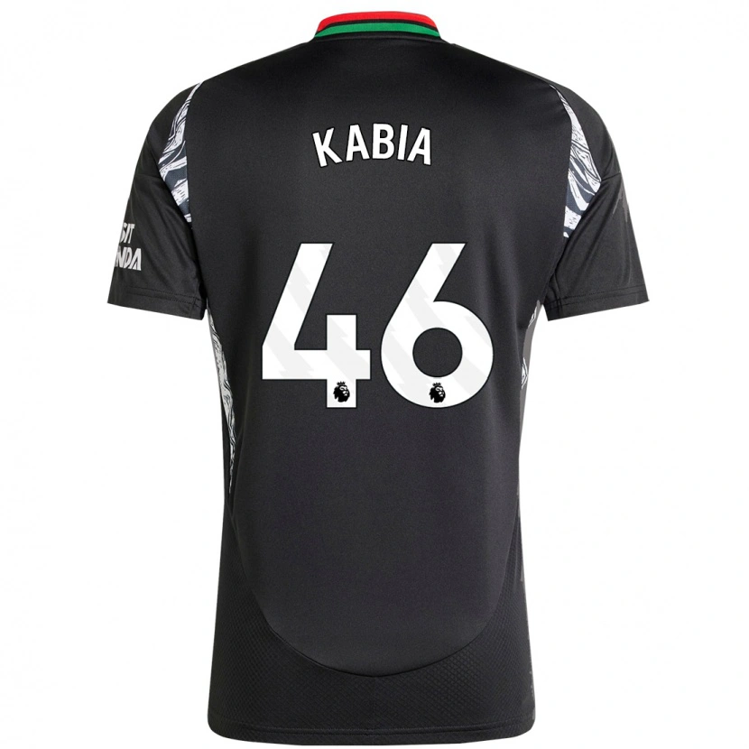 Danxen Kid Ismeal Kabia #46 Black Away Jersey 2024/25 T-Shirt