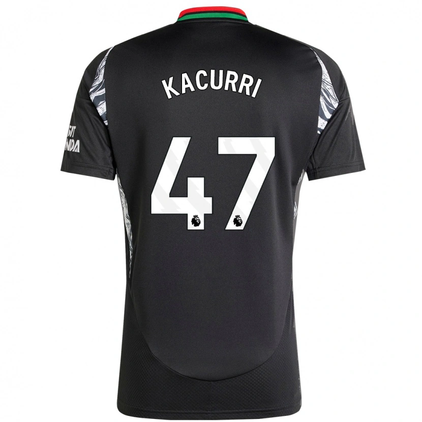 Danxen Kid Maldini Kacurri #47 Black Away Jersey 2024/25 T-Shirt