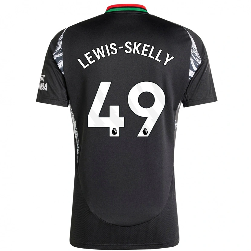 Danxen Kid Myles Lewis-Skelly #49 Black Away Jersey 2024/25 T-Shirt