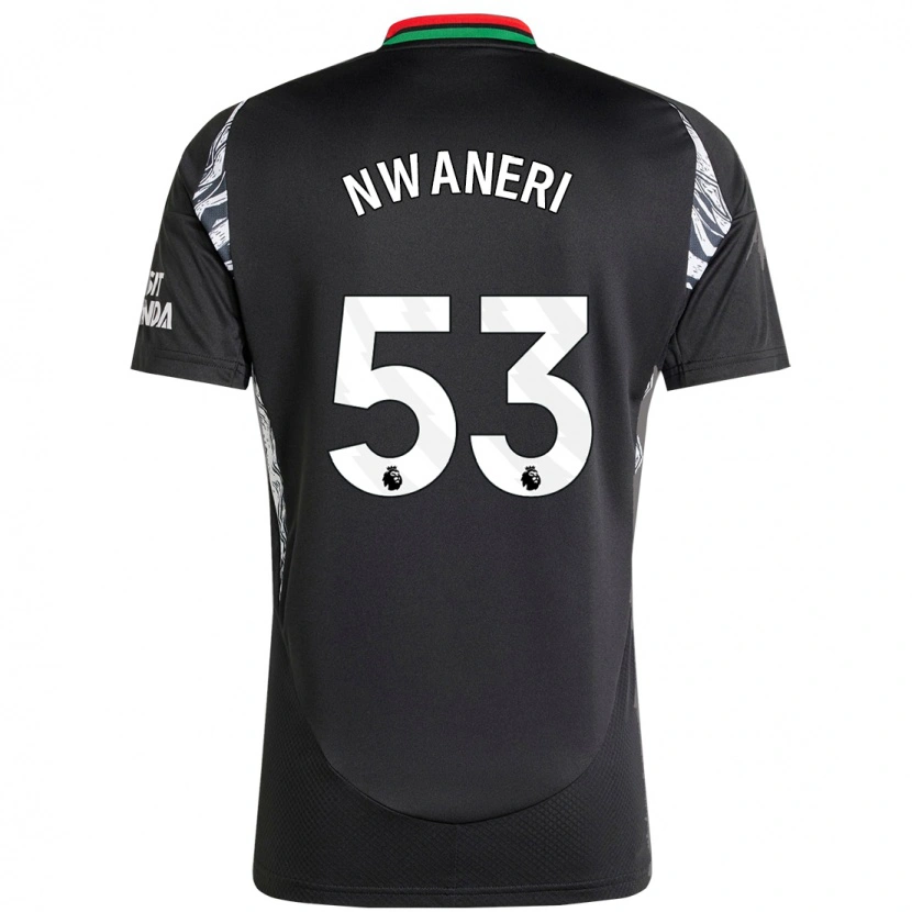 Danxen Kid Ethan Nwaneri #53 Black Away Jersey 2024/25 T-Shirt