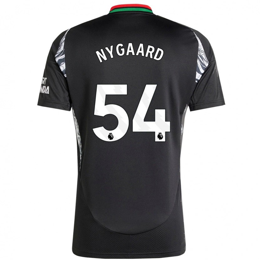 Danxen Kid Lucas Nygaard #54 Black Away Jersey 2024/25 T-Shirt