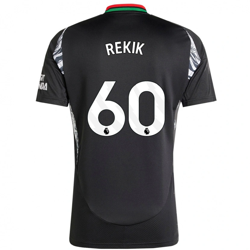 Danxen Kid Omar Rekik #60 Black Away Jersey 2024/25 T-Shirt