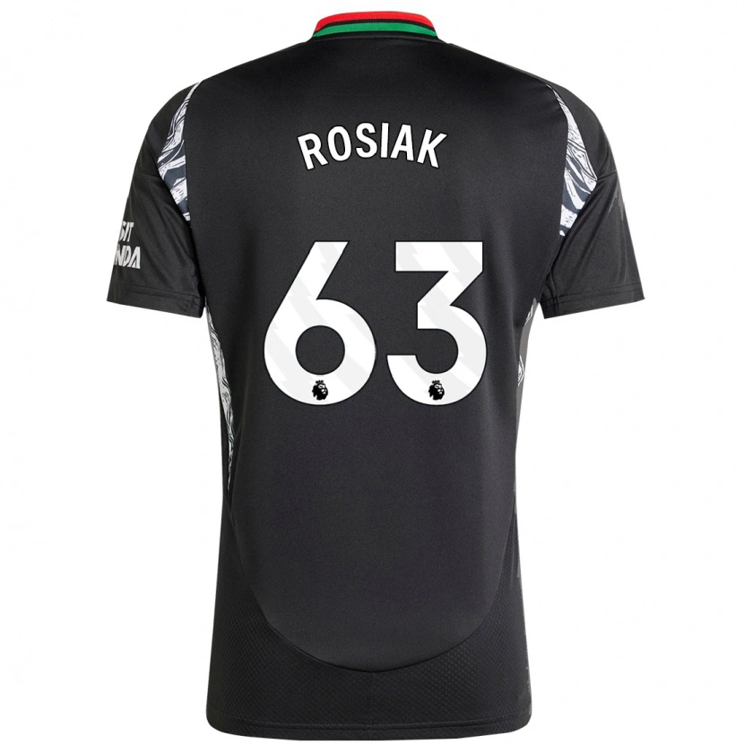 Danxen Kid Michal Rosiak #63 Black Away Jersey 2024/25 T-Shirt