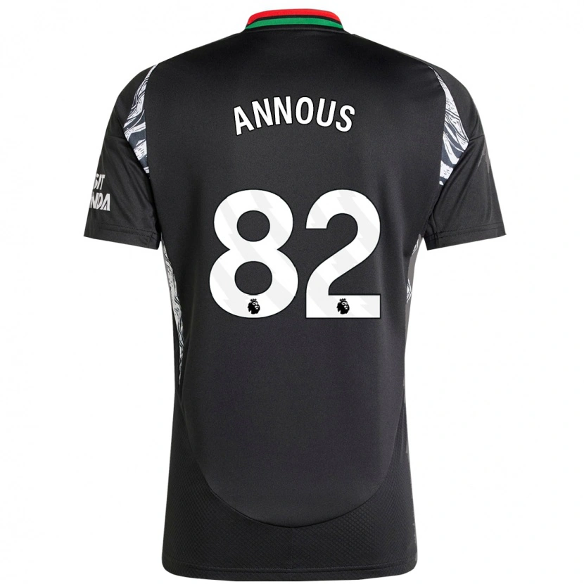 Danxen Kid Andre Annous #82 Black Away Jersey 2024/25 T-Shirt