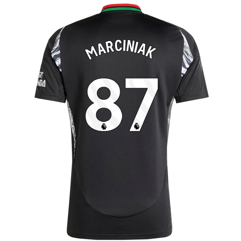 Danxen Kid Alex Marciniak #87 Black Away Jersey 2024/25 T-Shirt