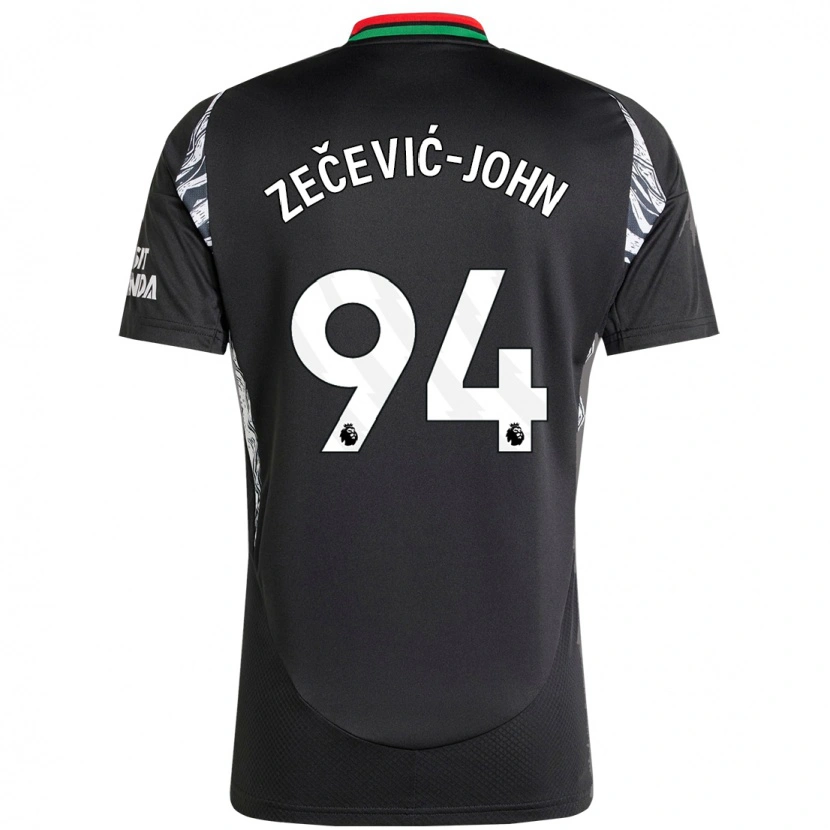 Danxen Kid Louis Zečević-John #94 Black Away Jersey 2024/25 T-Shirt