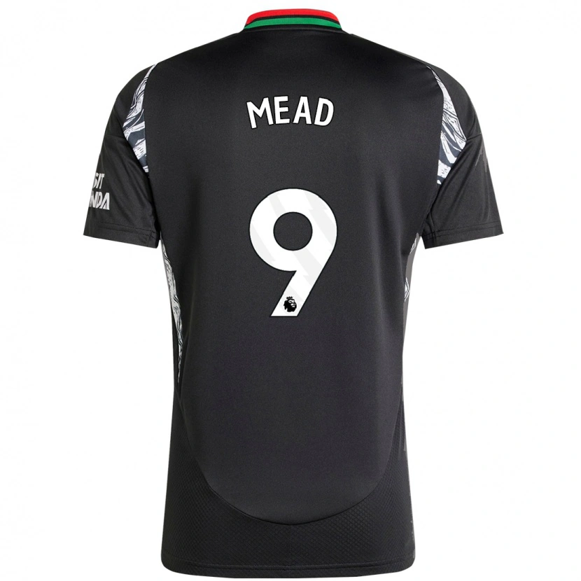 Danxen Kid Beth Mead #9 Black Away Jersey 2024/25 T-Shirt