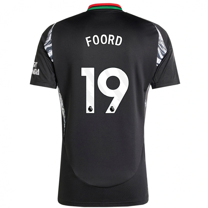 Danxen Kid Caitlin Foord #19 Black Away Jersey 2024/25 T-Shirt