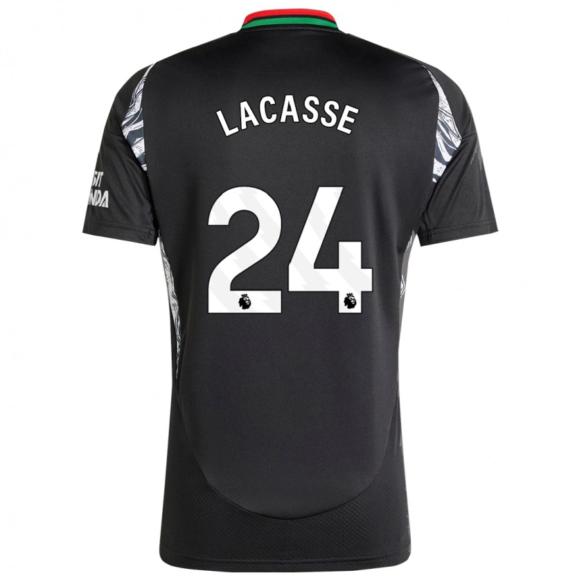 Danxen Kid Cloé Lacasse #24 Black Away Jersey 2024/25 T-Shirt