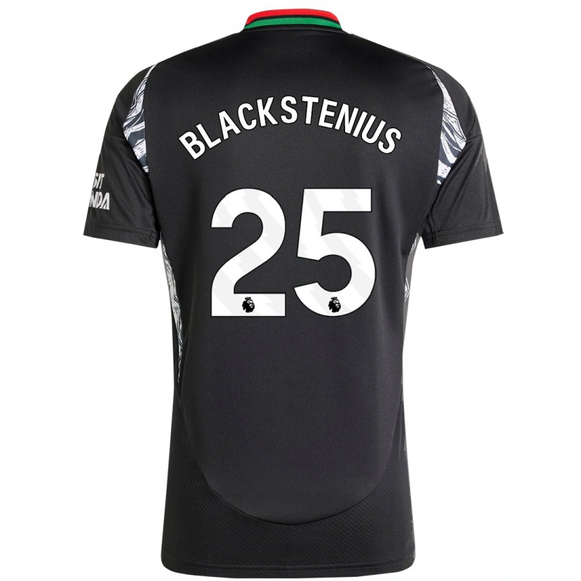 Danxen Kid Stina Blackstenius #25 Black Away Jersey 2024/25 T-Shirt