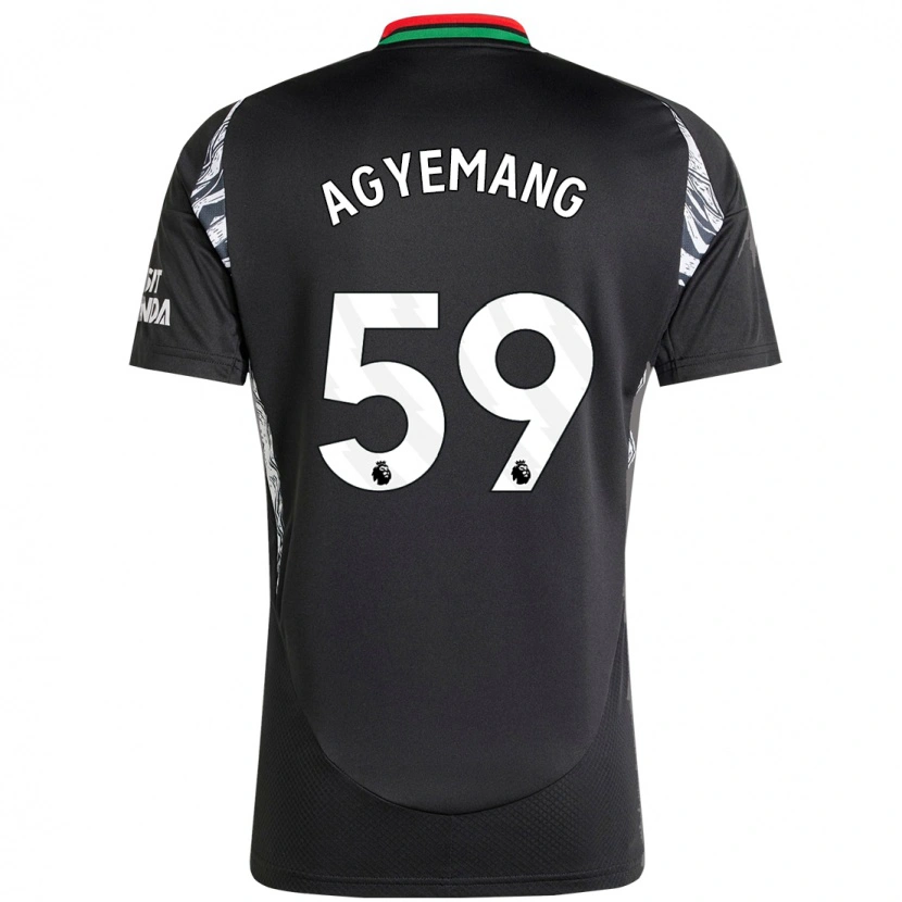 Danxen Kid Michelle Agyemang #59 Black Away Jersey 2024/25 T-Shirt