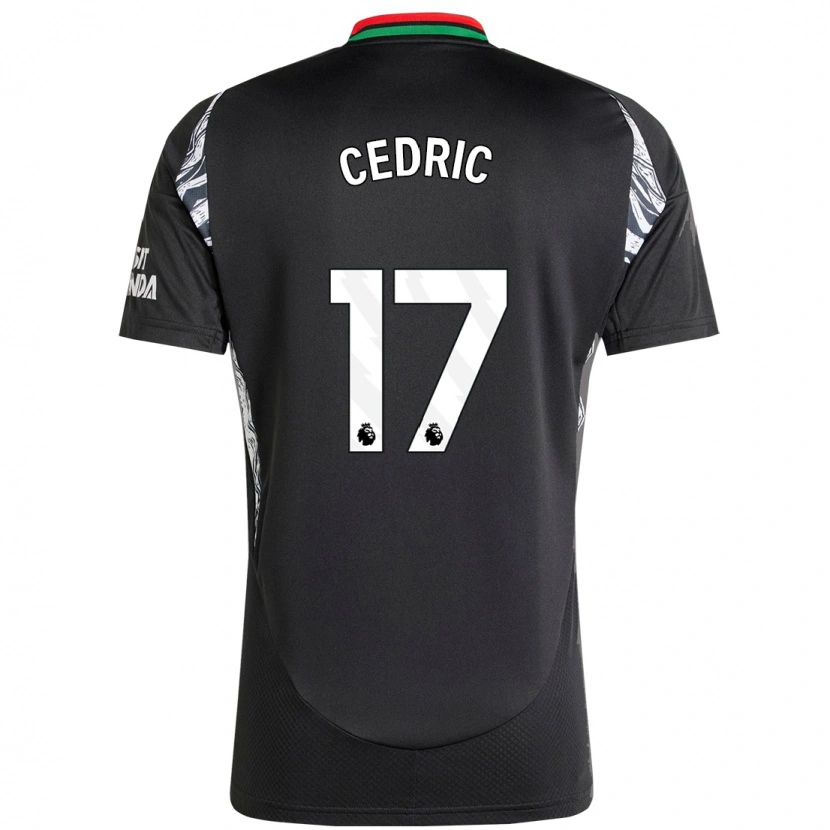 Danxen Kid Cédric Soares #17 Black Away Jersey 2024/25 T-Shirt