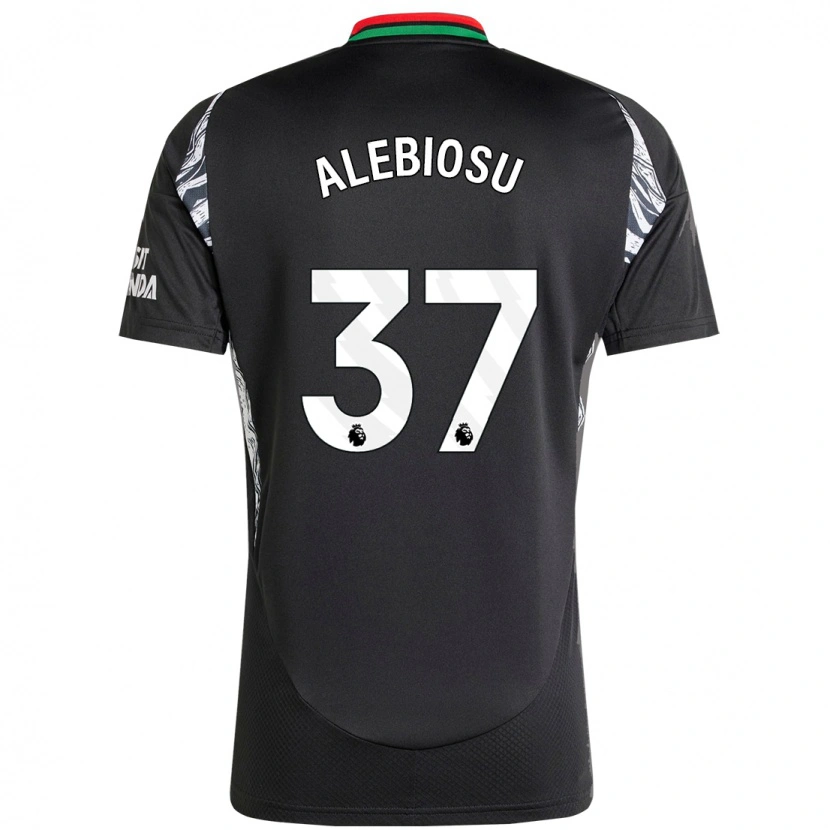 Danxen Kid Ryan Alebiosu #37 Black Away Jersey 2024/25 T-Shirt