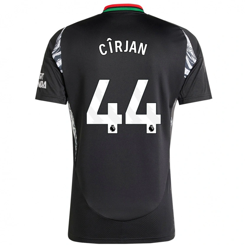 Danxen Kid Catalin Cîrjan #44 Black Away Jersey 2024/25 T-Shirt