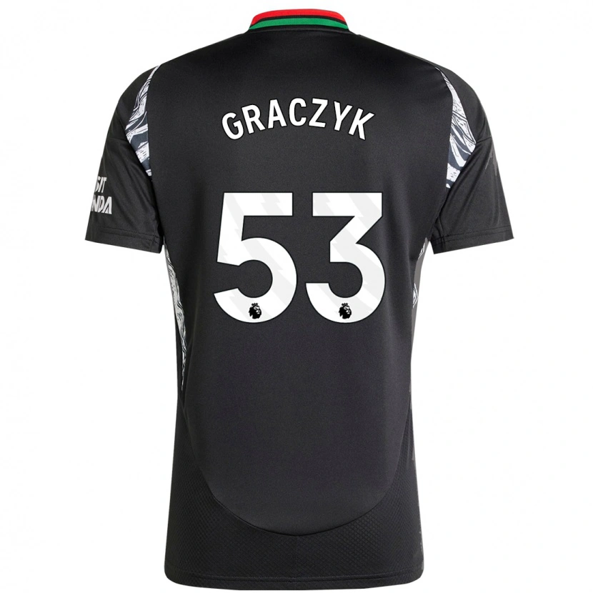 Danxen Kid Hubert Graczyk #53 Black Away Jersey 2024/25 T-Shirt