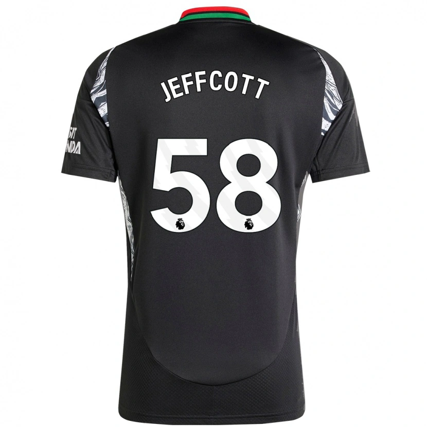 Danxen Kid Henry Jeffcott #58 Black Away Jersey 2024/25 T-Shirt