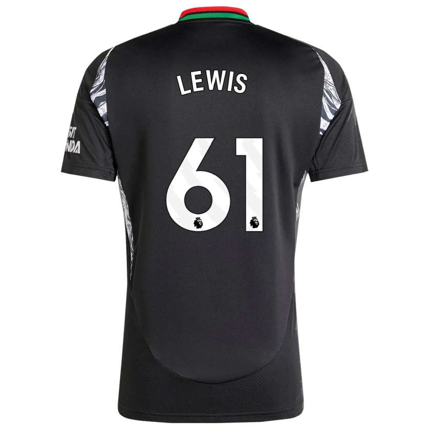 Danxen Kid George Lewis #61 Black Away Jersey 2024/25 T-Shirt