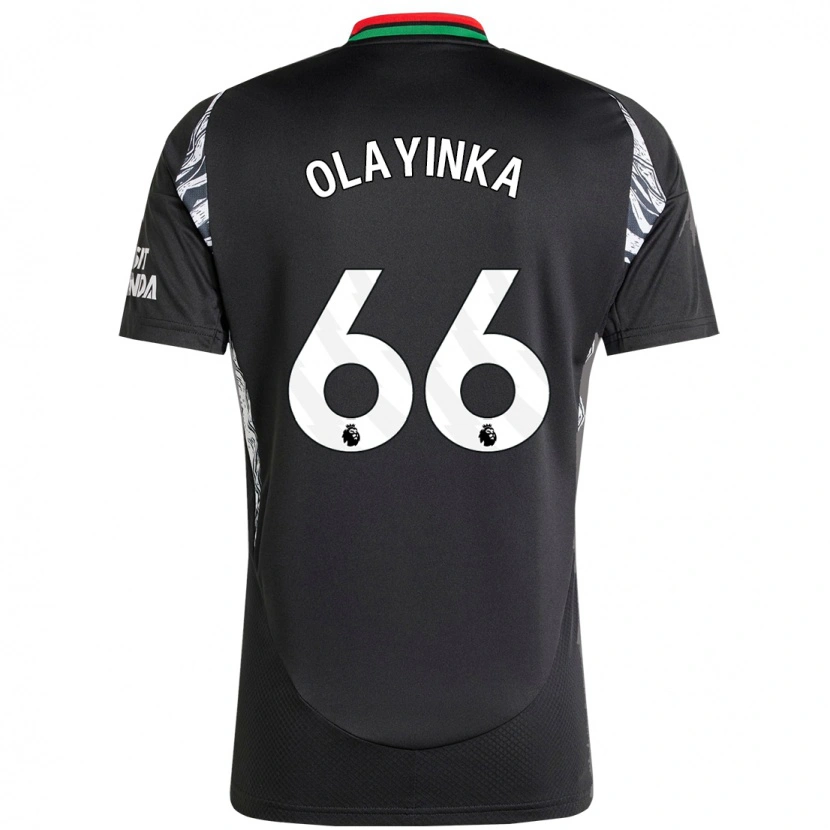 Danxen Kid James Olayinka #66 Black Away Jersey 2024/25 T-Shirt