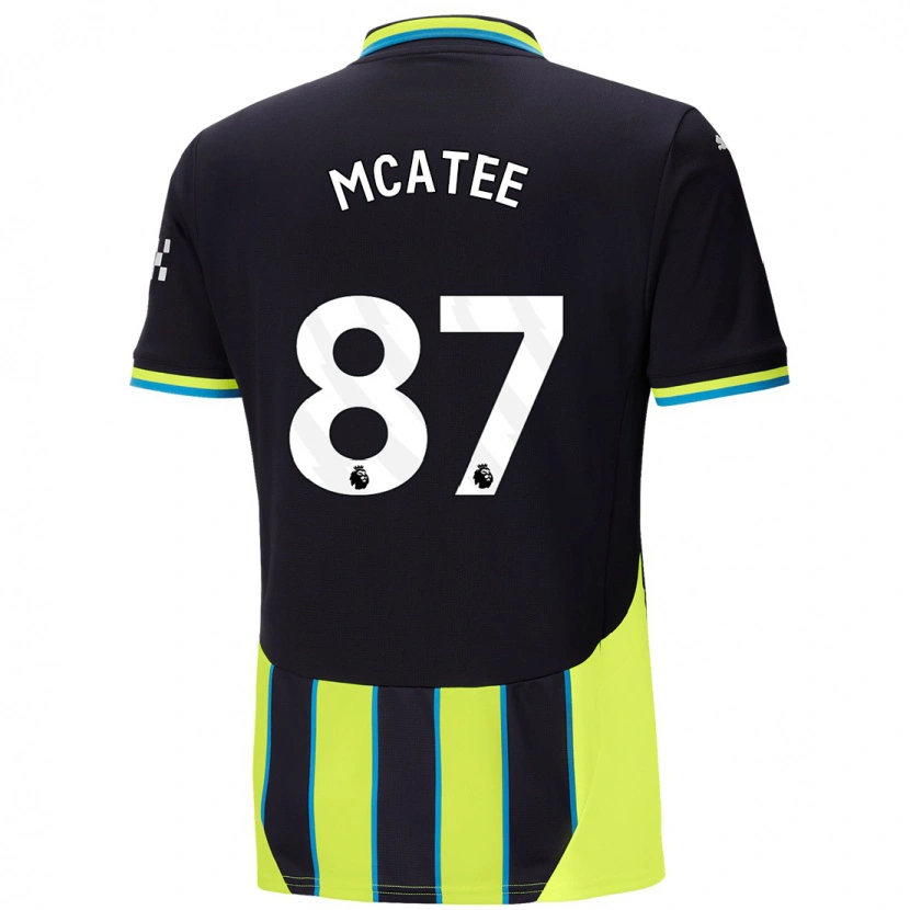 Danxen Kid James Mcatee #87 Blue Yellow Away Jersey 2024/25 T-Shirt