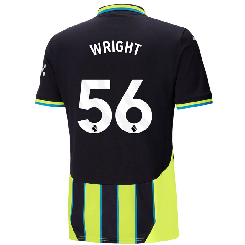 Danxen Kid Jacob Wright #56 Blue Yellow Away Jersey 2024/25 T-Shirt