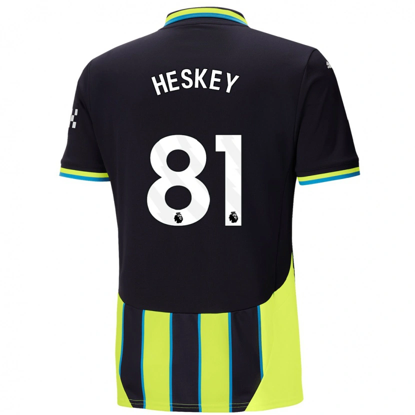 Danxen Kid Jaden Heskey #81 Blue Yellow Away Jersey 2024/25 T-Shirt