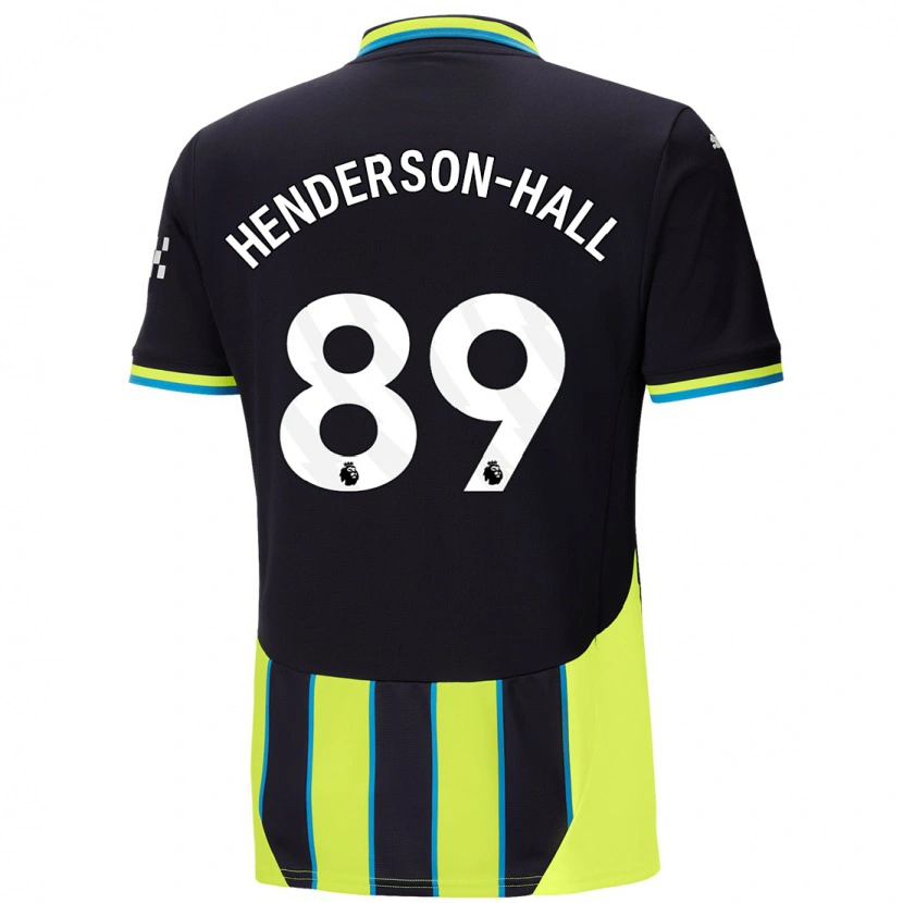 Danxen Kid Matty Henderson-Hall #89 Blue Yellow Away Jersey 2024/25 T-Shirt