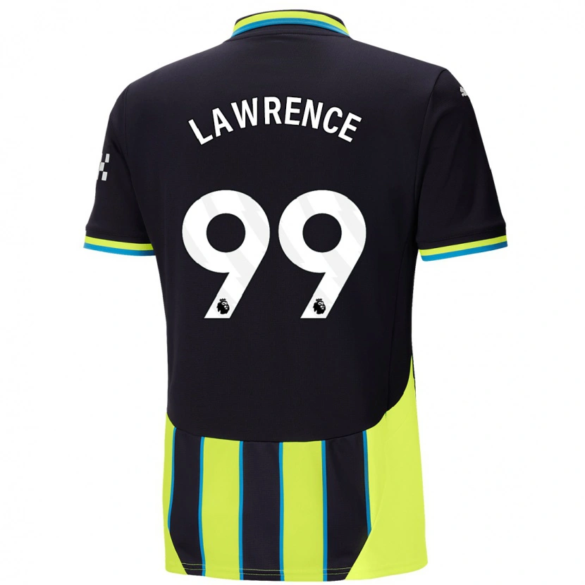 Danxen Kid Emilio Lawrence #99 Blue Yellow Away Jersey 2024/25 T-Shirt