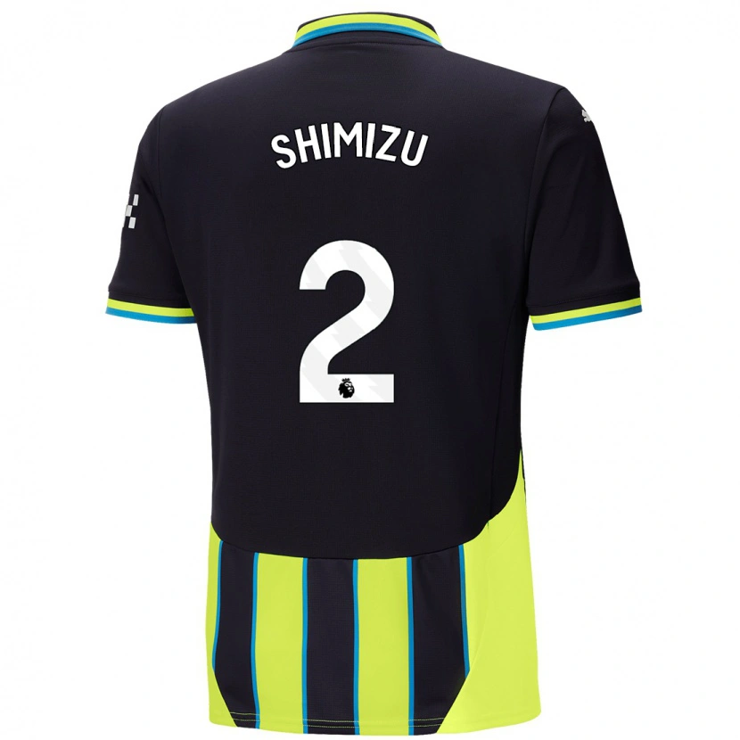 Danxen Kid Risa Shimizu #2 Blue Yellow Away Jersey 2024/25 T-Shirt