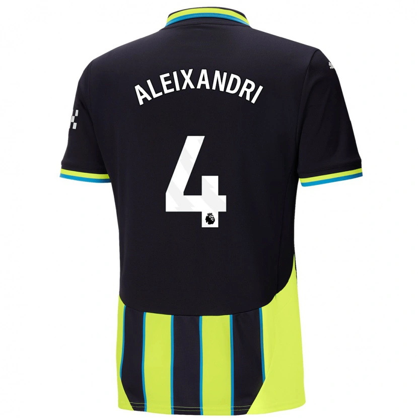 Danxen Kid Laia Aleixandri #4 Blue Yellow Away Jersey 2024/25 T-Shirt