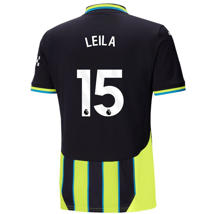 Danxen Kid Leila Ouahabi #15 Blue Yellow Away Jersey 2024/25 T-Shirt