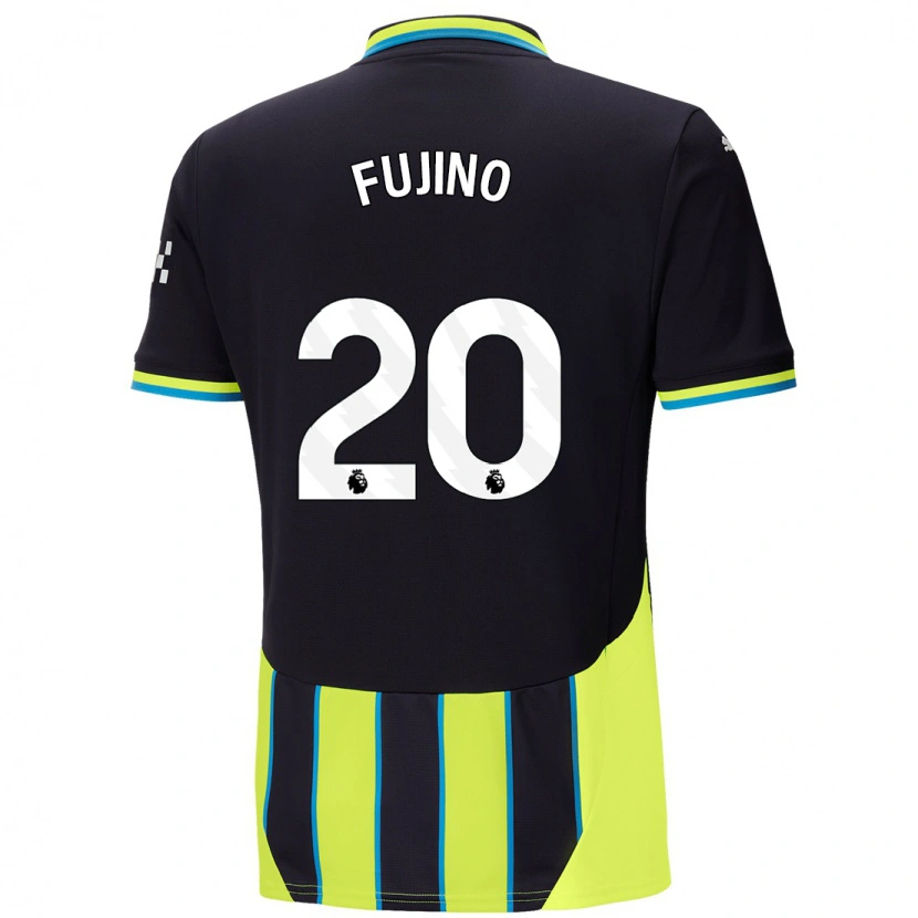 Danxen Kid Aoba Fujino #20 Blue Yellow Away Jersey 2024/25 T-Shirt