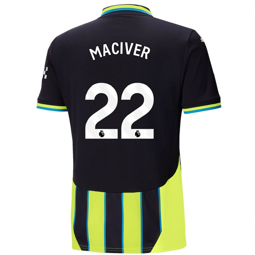 Danxen Kid Sandy Maciver #22 Blue Yellow Away Jersey 2024/25 T-Shirt