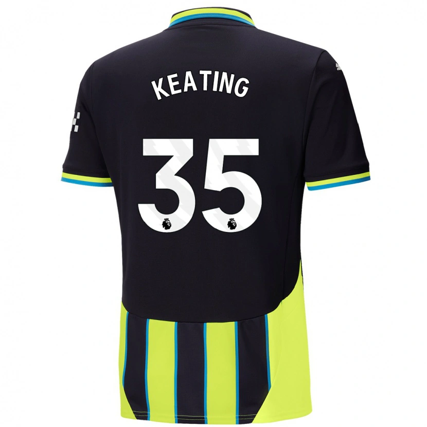 Danxen Kid Khiara Keating #35 Blue Yellow Away Jersey 2024/25 T-Shirt