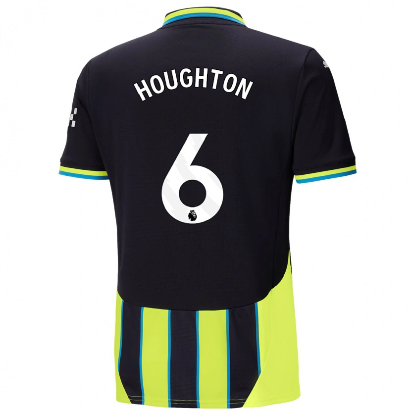 Danxen Kid Steph Houghton #6 Blue Yellow Away Jersey 2024/25 T-Shirt