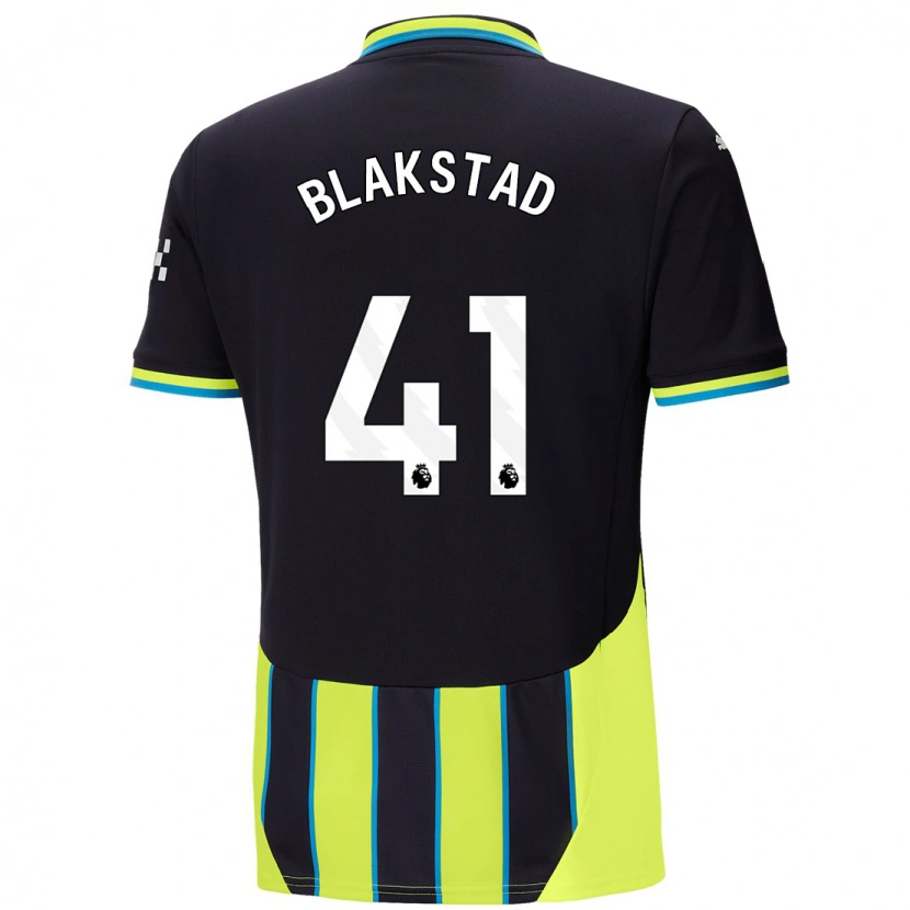 Danxen Kid Julie Blakstad #41 Blue Yellow Away Jersey 2024/25 T-Shirt